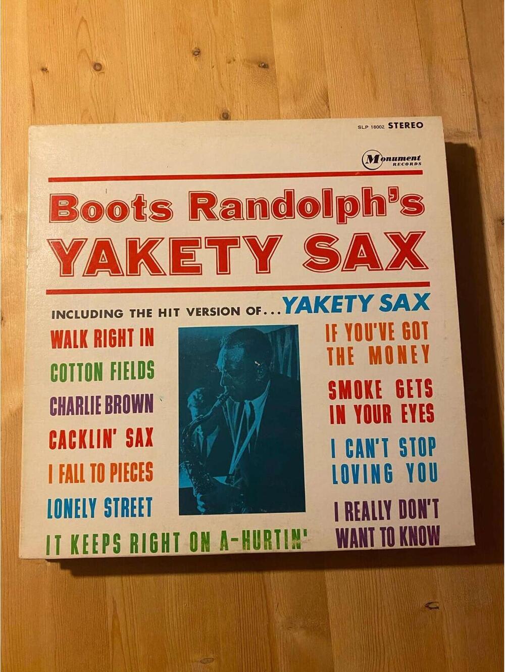 Boots Randolph's Yakety Sax! Vintage 33rpm VG+ AB29